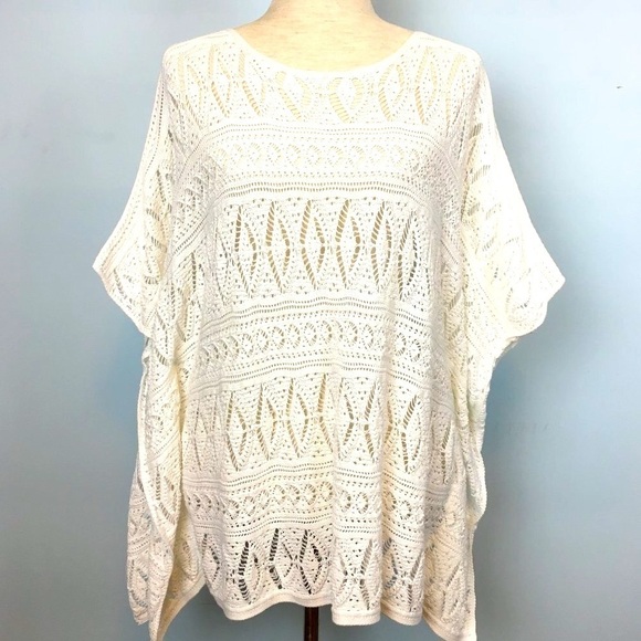 POLO RALPH LAUREN Crochet Knit Boho Cotton Top - Picture 3 of 15